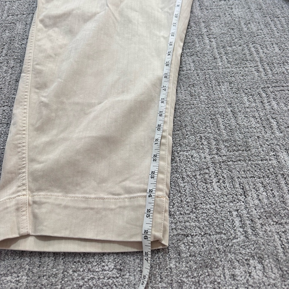 Barrel Khaki Women’s Cream Pants | Size 20 | Cotton/ Spandex - Picture 5 of 14